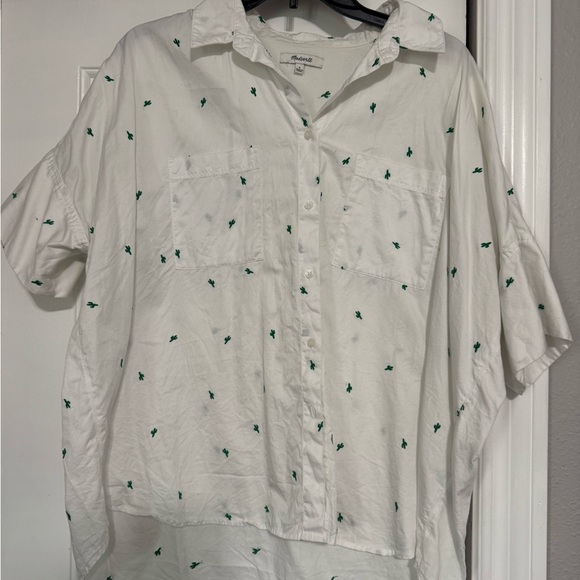 Madewell Embroidered Cactus Shirt - Picture 3 of 7